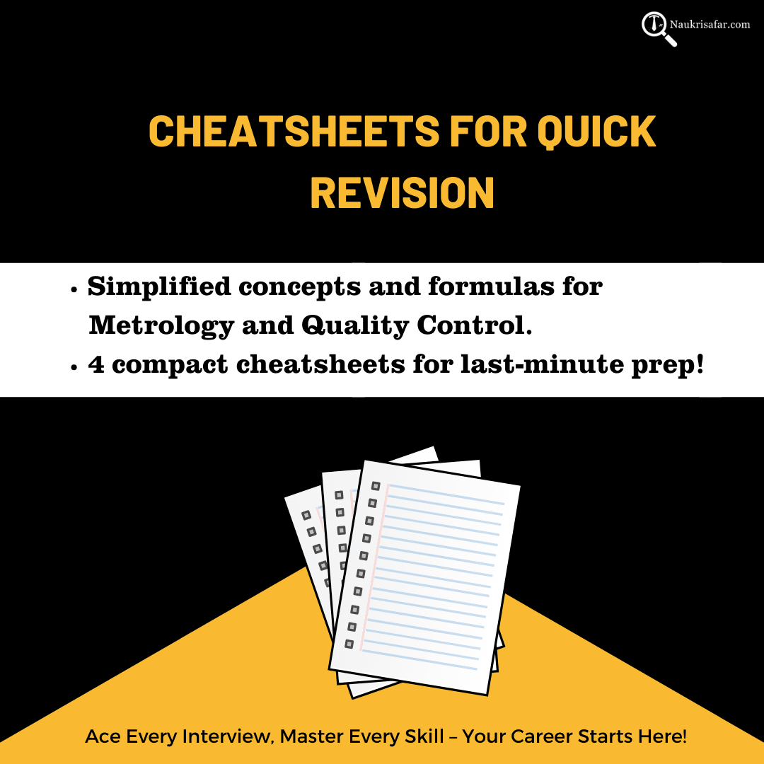 Mechanical engineering cheatsheets for quick revision of technical topics.