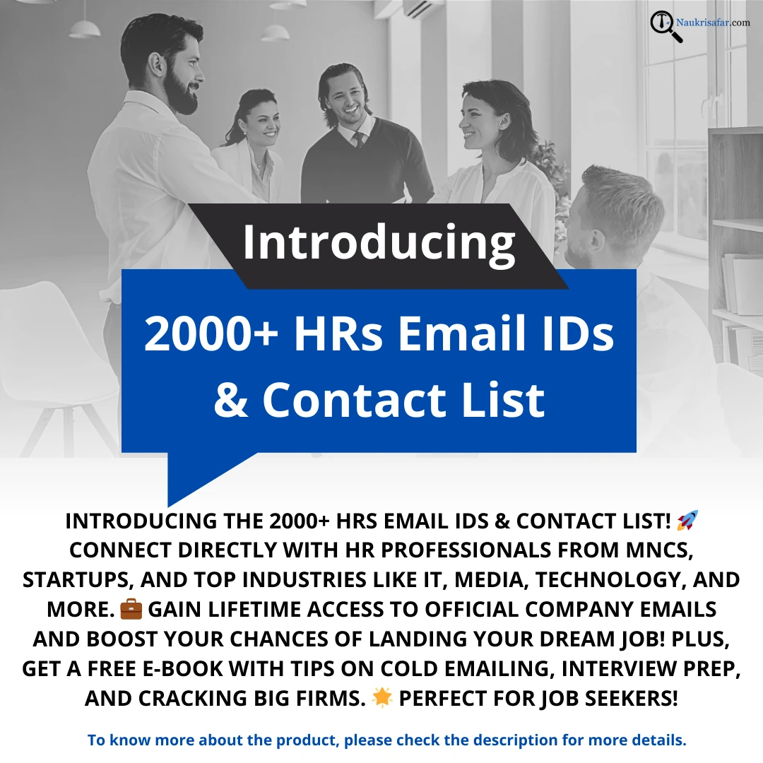 Naukri Safar_ 2000 HRs Email Ids & Contact List 1