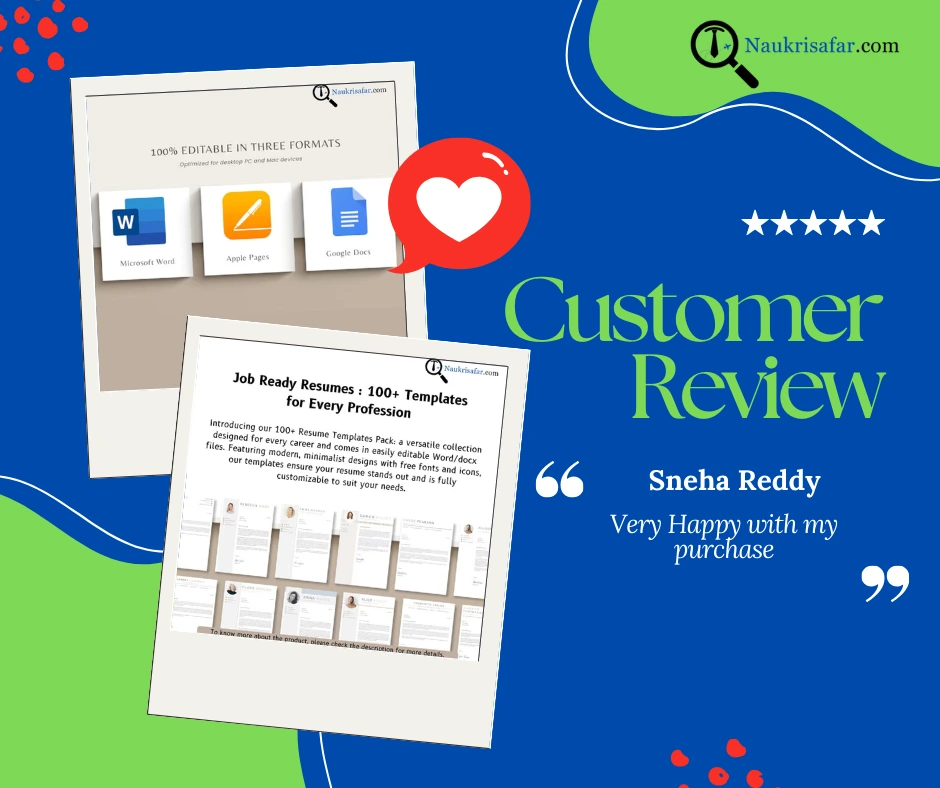 100+ Job Ready Resume_Product Feedback Gallery